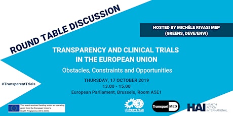 Primaire afbeelding van Transparency and Clinical Trials in the EU: Obstacles and Opportunities
