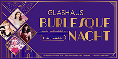 Imagem principal do evento GLASHAUS BURLESQUE NACHT