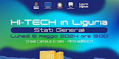 Stati Generali dell’hi-tech in Liguria primary image