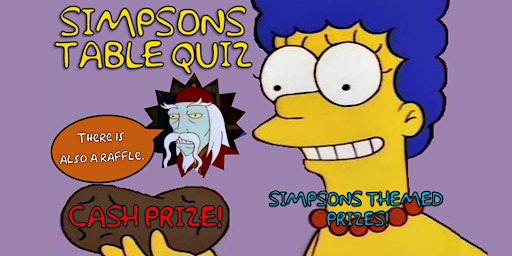 Imagem principal do evento Simpsons Table Quiz