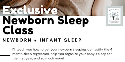 Exclusive Newborn Sleep Class primary image