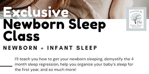 Exclusive Newborn Sleep Class primary image