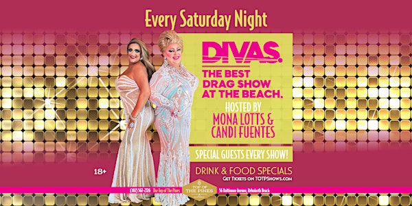 Diva's: The BEST Drag Show at the Beach! Top of The Pines in Rehoboth