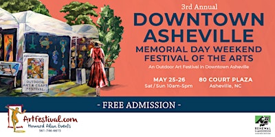 Imagen principal de 3rd Annual Downtown Asheville Memorial Day Weekend Festival of the Arts