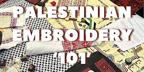 Juno Crafts x Palestinian Embroidery 101
