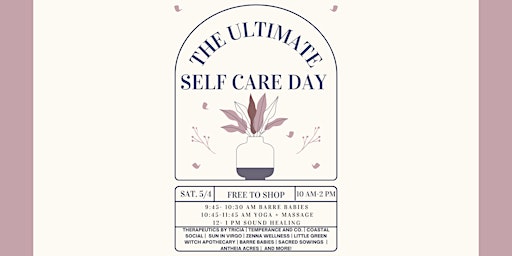 Imagem principal do evento The Ultimate Self Care Day