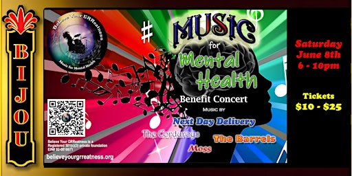 Hauptbild für Music for Mental Health Benefit Concert