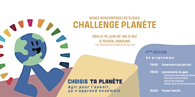 Imagem principal do evento [ Gala Challenge Planète 2023-24 ] - Présentation des projets élèves