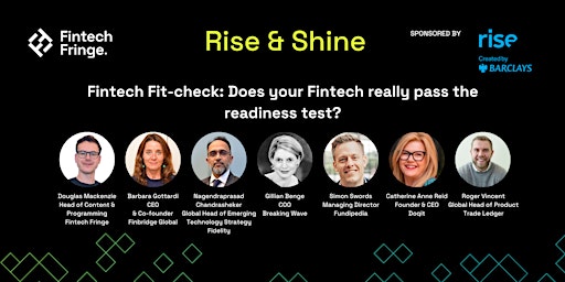 Primaire afbeelding van Fintech Fit-check: Does your Fintech really pass the readiness test?