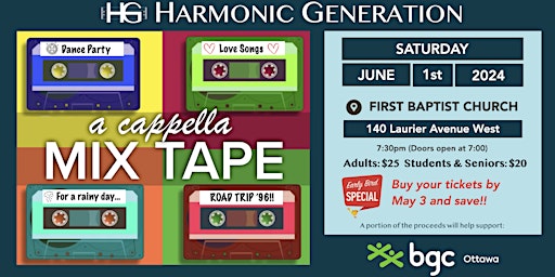 Image principale de Harmonic Generation presents "a cappella MIX TAPE"