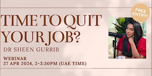 Time To Quit Your Job? primary image