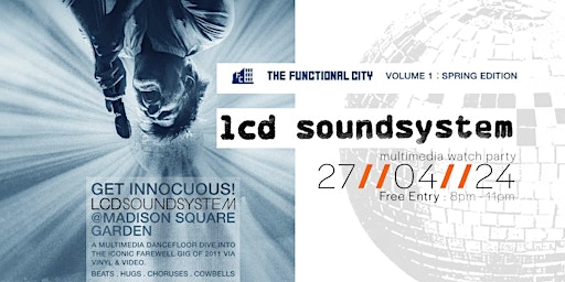 Imagem principal do evento LCD Soundsystem: A Multimedia Celebration