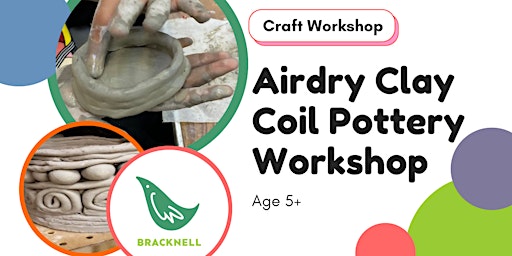 Imagem principal de Airdry clay coil pot workshop - with Kathryn in Bracknell