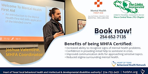 Imagem principal de Mental Health First Aid Training