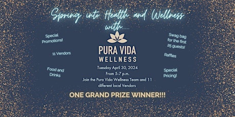 Spring Into Health and Wellness at Pura Vida Wellness!
