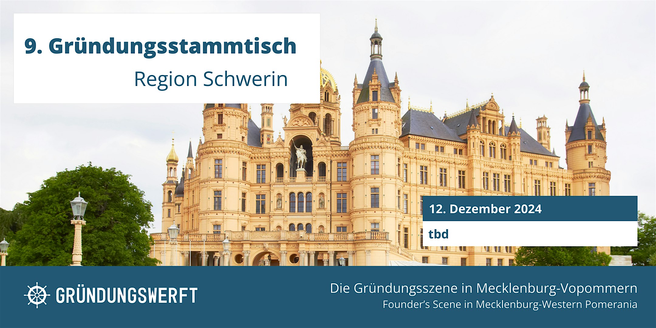 Veranstaltungsbild für die Veranstaltung 9. Gründungsstammtisch Region Schwerin