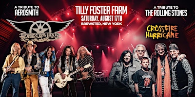 Imagem principal do evento A Tribute to Aerosmith & The Rolling Stones LIVE at Tilly Foster Farm