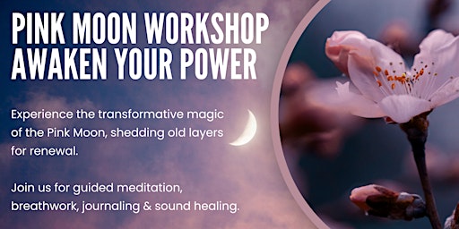 Pink Moon Workshop: Awaken Your Power primary image