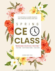 Spring CE Class: Managing Your Household's Routine