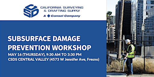 Subsurface Damage Prevention Workshop (Central Valley) primary image