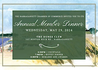 2024 Narragansett Chamber of Commerce Annual Member Dinner
