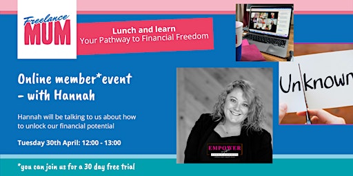 Freelance Mum Lunch & Learn with Hannah primary image