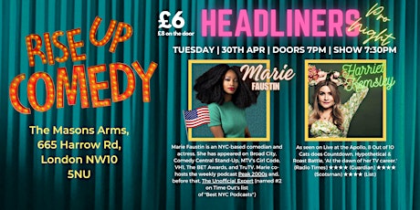 Rise Up Comedy (PRO NIGHT) - Stand Up Comedy in Kensal Rise