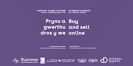 Prynu a gwerthu dros y we // Buy and sell online