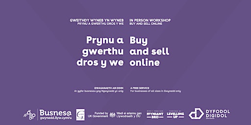 Imagem principal do evento Prynu a gwerthu dros y we // Buy and sell online