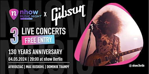 Imagen principal de nhow Music Night - 130 years of Gibson