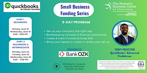 Imagem principal do evento Small Business Funding Series