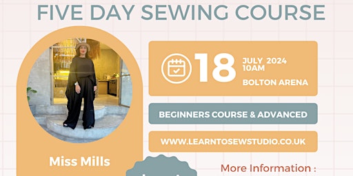 Immagine principale di Five Day Sewing Course 