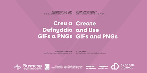 Hauptbild für Creu a Defnyddio GIFs a PNGs//Create and Use GIFs and PNGs