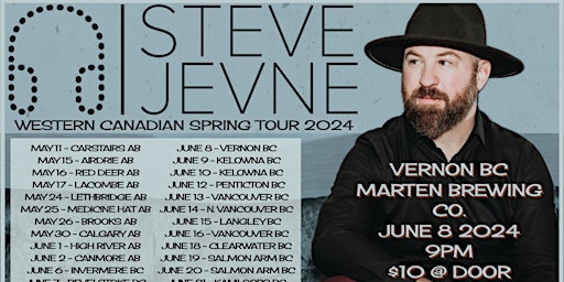 Imagem principal de Steve Jevne Western Canadian Spring Tour 2024 - Vernon BC