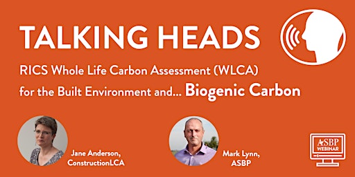 Imagen principal de Talking Heads - RICS WLCA and Biogenic Carbon