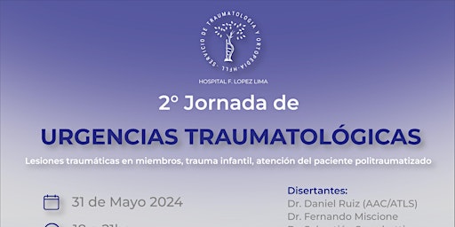 Hauptbild für 2° JORNADA DE URGENCIAS TRAUMATOLOGICAS - RIO NEGRO 2024