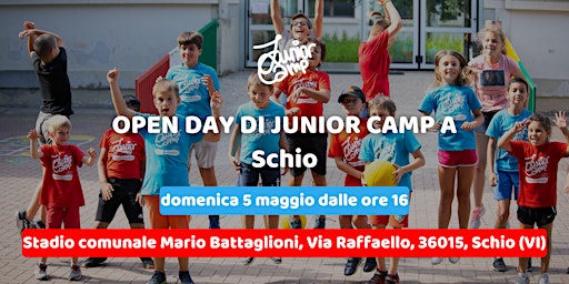 Primaire afbeelding van Open Day di Junior Camp a Schio