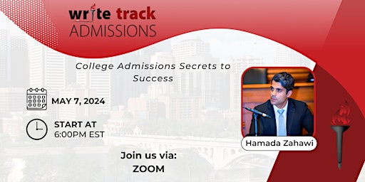 College Admissions Secrets to Success primary image