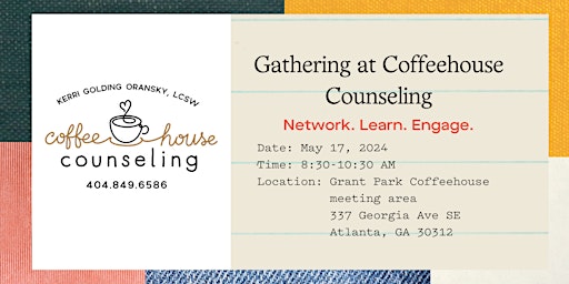Gathering at Coffeehouse Counseling primary image