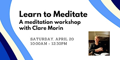 Learn to Meditate - a meditation workshop primary image