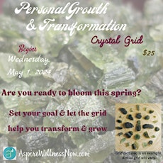 Personal Growth & Transformation Crystal Grid
