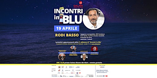 Immagine principale di Rodi Basso - ospite di "Incontri in Blu 2024" 