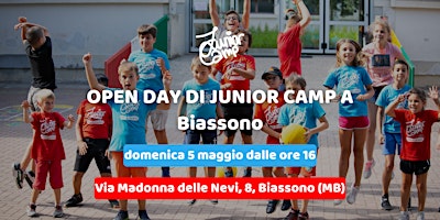 Open Day di Junior Camp a Biassono primary image