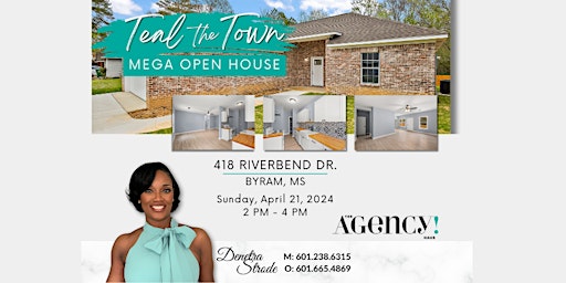 Teal the Town: Mega Open House - 418 Riverbend Drive primary image