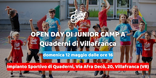 Imagem principal do evento Open Day di Junior Camp a Quaderni di Villafranca