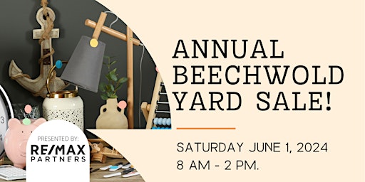 Image principale de Annual Beechwold Yard Sale presented by Lindsey Teetor, Remax Partners