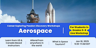 Imagem principal do evento Discover the Science of Space Tourism  | For Grade 5 -8 | STEAM Education