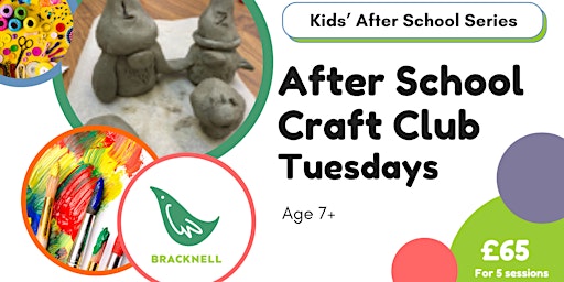 Image principale de After School Craft Club  on Tuesdays with Kathryn in Bracknell (5 sessions)