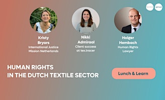 Imagem principal do evento HUMAN RIGHTS  IN THE DUTCH TEXTILE SECTOR
