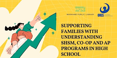 Primaire afbeelding van Supporting Families with Understanding SHSM, Co-op and AP Programs in HS